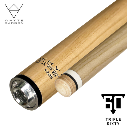 triple60 White carbon 12.25mmラジアルジョイント Triple 60 Whyte Carbon Wood Grain Play Shaft