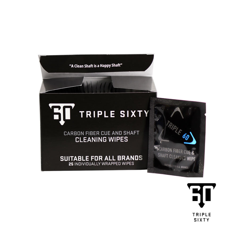 Triple 60 Carbon Shaft Cleaning Towelettes - 25 Count