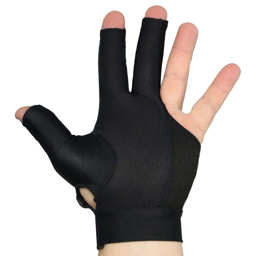 Triple 60 Left Hand Cue Glove-Blue
