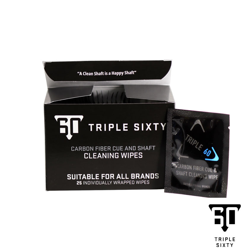 Triple 60 Carbon Shaft Cleaning Towelettes - 25 Count